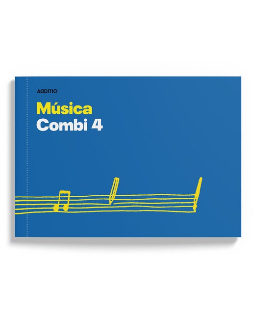 Caderno de Música Combi 4 24x168 cm - Azul Azul-1