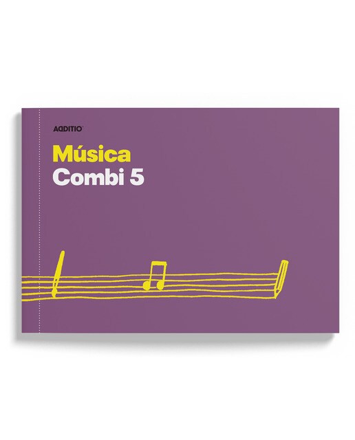Caderno de Música Combi 5 - 24x168 cm  Lilás Lilás-1