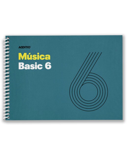 Caderno de Música Basic 6 24x168 cm - Azul Azul-1
