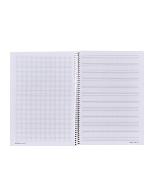 Caderno de Música Appunto 21x297 cm - Azul Azul-2
