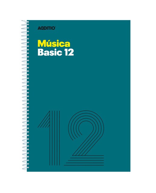 Caderno de Música Basic 12 22x317 cm - Azul Azul-1