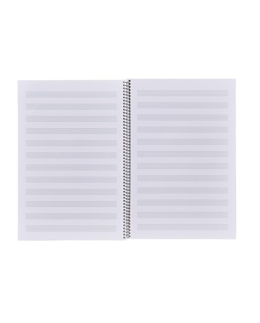 Caderno de Música Basic 12 22x317 cm - Azul Azul-2