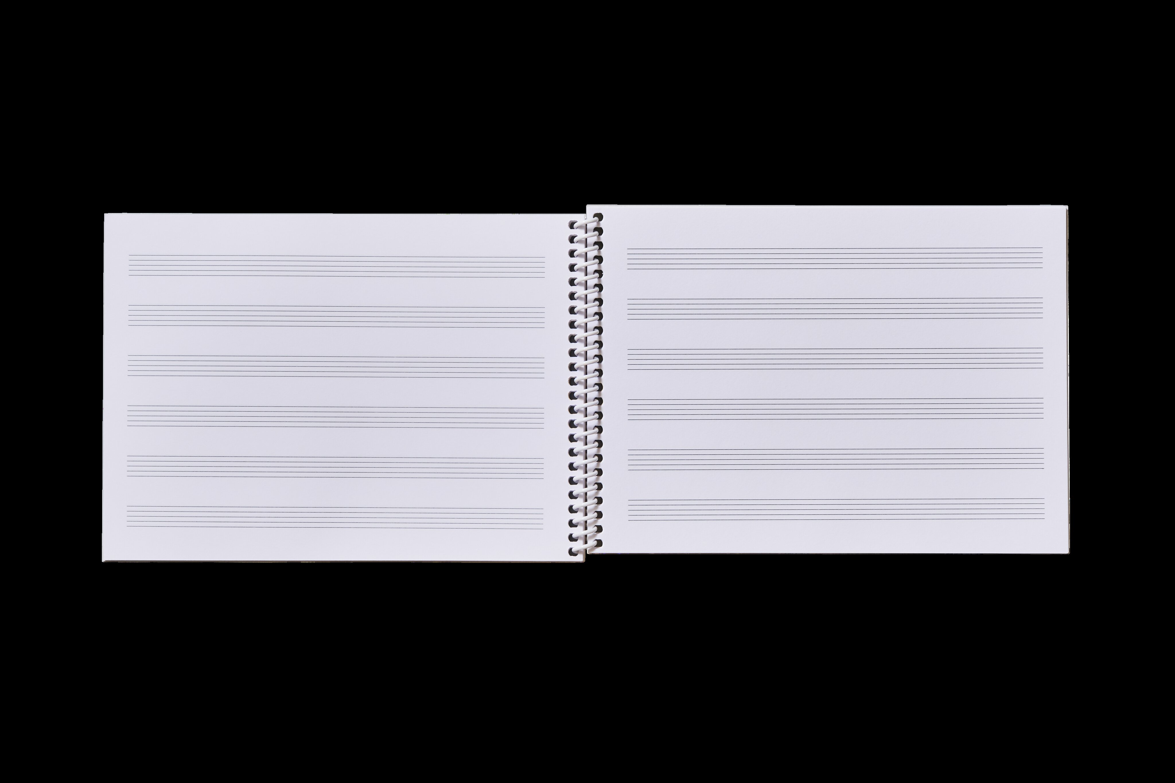 Caderno de Música Basic 6, Tamanho 24 x 16,8 cm,  Additio, Vermelho 2
