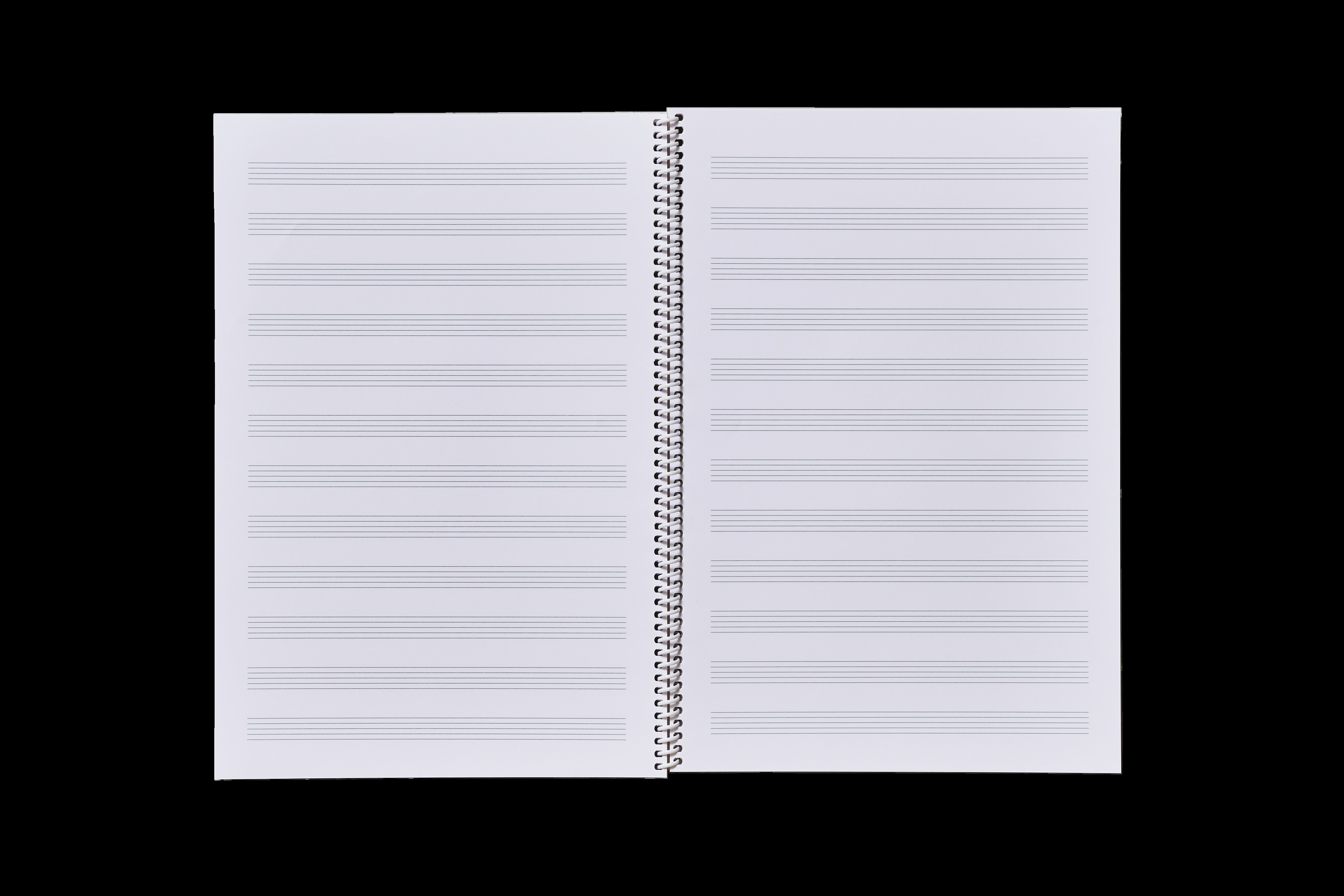 Caderno de Música Basic 12, Tamanho 22 x 31,7 cm,  Additio, Azul 2