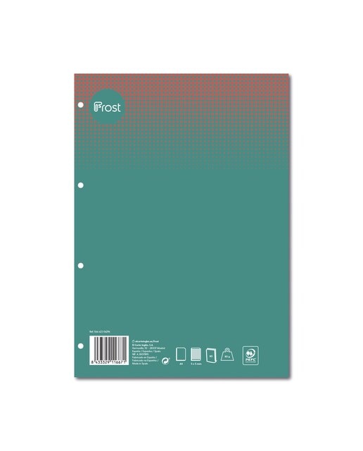 Imagen 0 de Recambio A4 80 Hojas Frost Verde