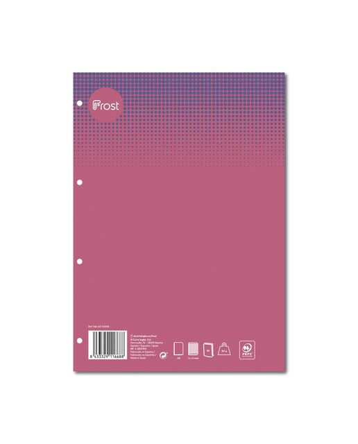 Imagen 0 de Recambio A4 80 Hojas Frost Rosa