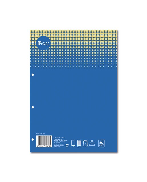 Recarga A4 80 Folhas azul e amarelo 1