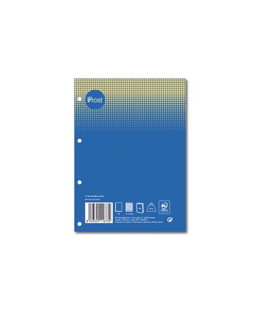 Recarga A5 80 Folhas azul/laranja 1