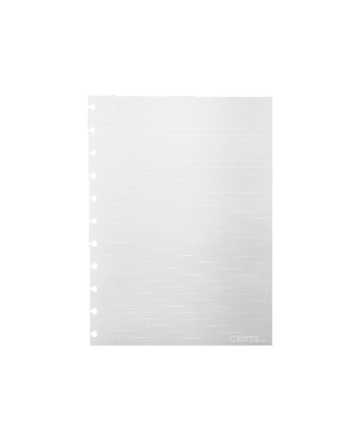 Recambio pautada grande 120 gr Caderno Inteligente Blanco-1