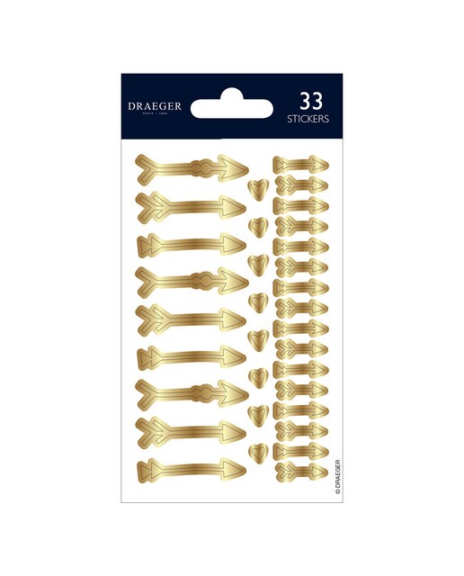 Sticker Flechas Douradas Dourado-1