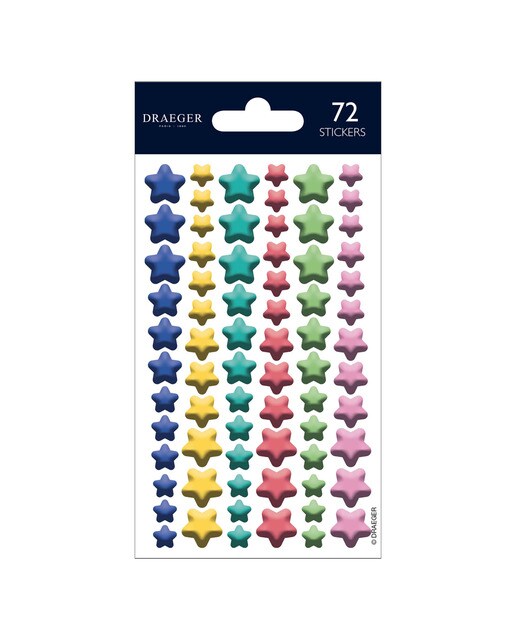 Sticker Estrelas Multicolor Multicolor-1
