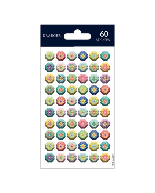 Sticker Flores Multicolor Multicolor-1