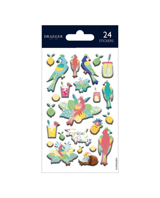 Sticker Festa Tropical Multicolor Multicolor-1
