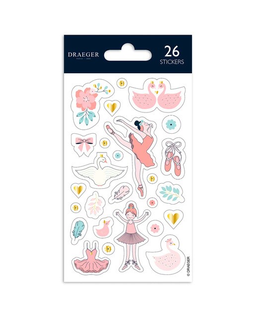 Sticker Bailarinas Ballet Rosa Pastel Rosa-pastel-1