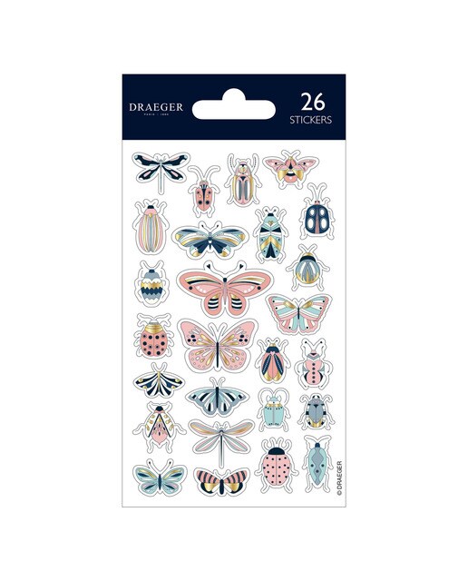 Sticker Insectos Multicolor Pastel 1