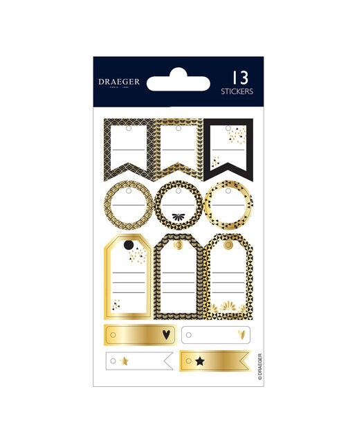 Sticker Etiqueta Dourado Dourado-1