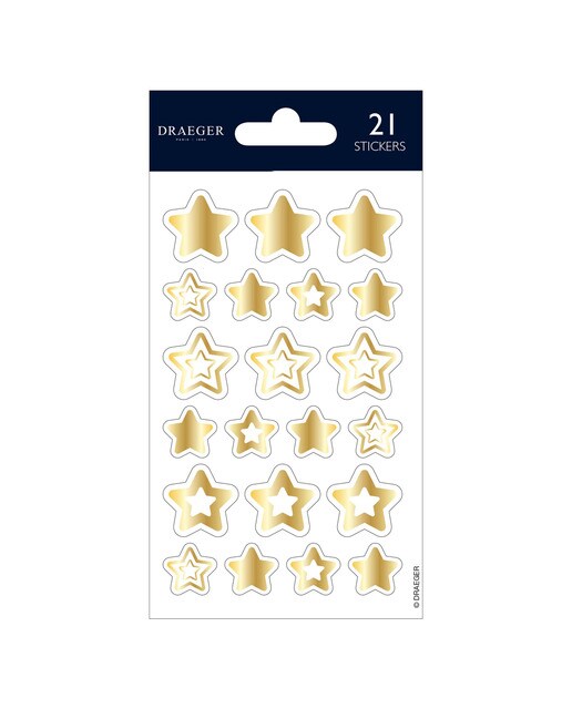 Sticker Estrelas Dourado Dourado-1