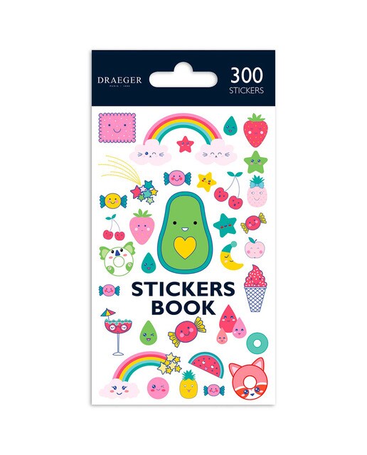 Sticker Frutas Kawai Multicolor Multicolor-1