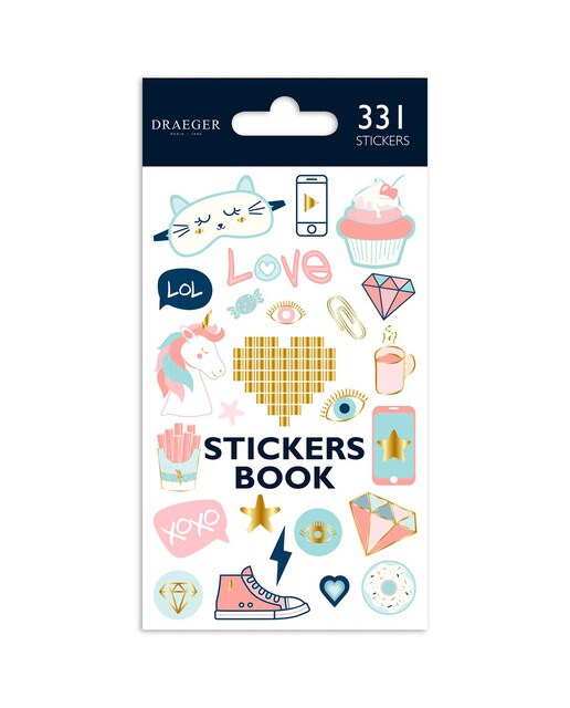 Sticker Coração sapatilhas telemóvel Multicolor Pastel Multicolor-1
