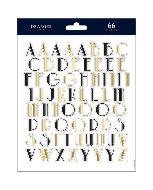 Sticker Alfabeto Dourado Dourado-1