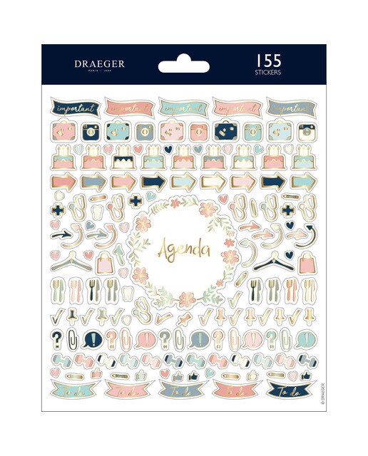 Sticker Mensagens Multicolor Pastel Multicolor-1