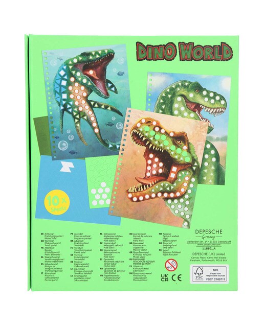 Sticker your picture Dino World Depesche 7