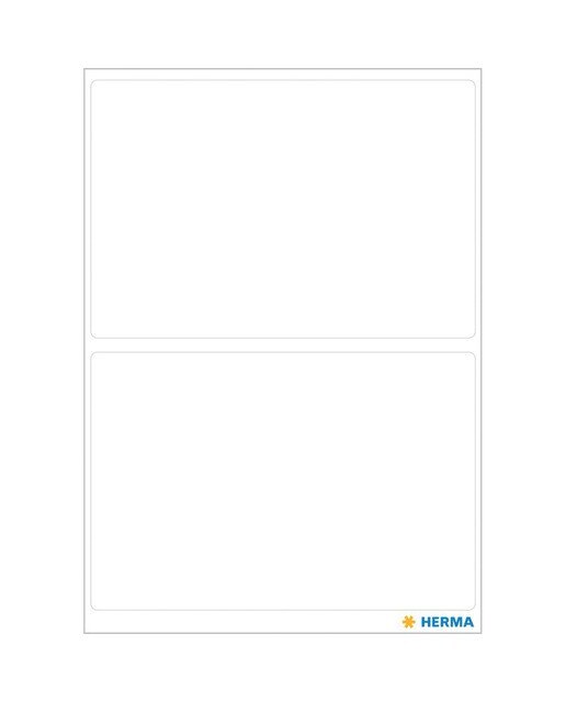 Pegatinas vario 55x82mm Herma blanco Blanco / Azul-2