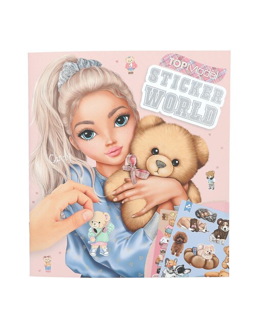 Livro de autocolantes Stickerworld TOPModel 2