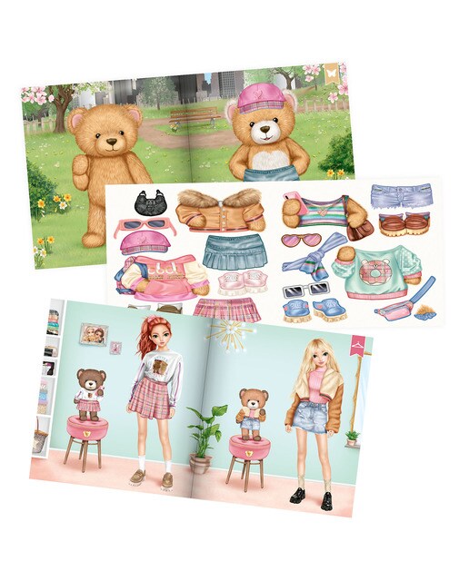 Livro de autocolantes Stickerworld TOPModel 3