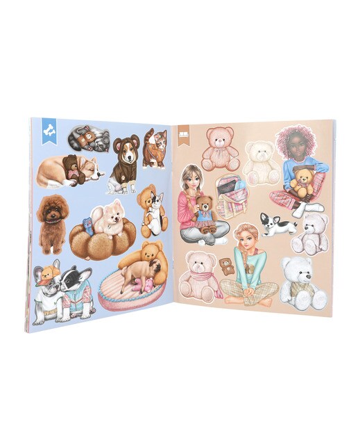 Livro de autocolantes Stickerworld TOPModel 4