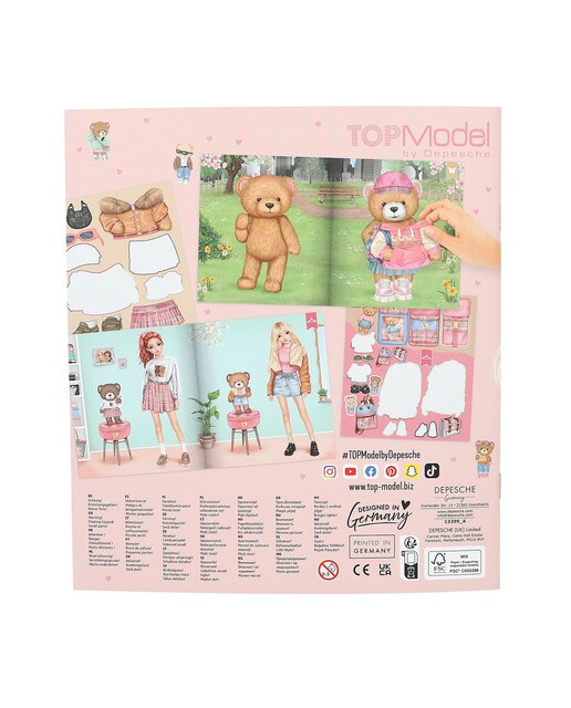 Livro de autocolantes Stickerworld TOPModel 5