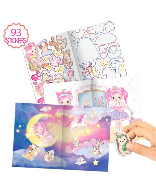 Livro de autocolantes em relevo Princesa Mimi 4