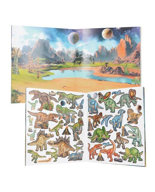 Livro de autocolantes Galaxy Dino World 3