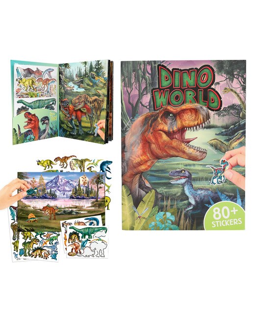 Imagem 0 de Livro de autocolantes em relevo Dino World