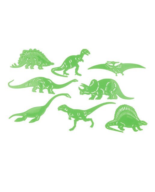 Autocolantes fluorescentes de dinossauros Dino World 3