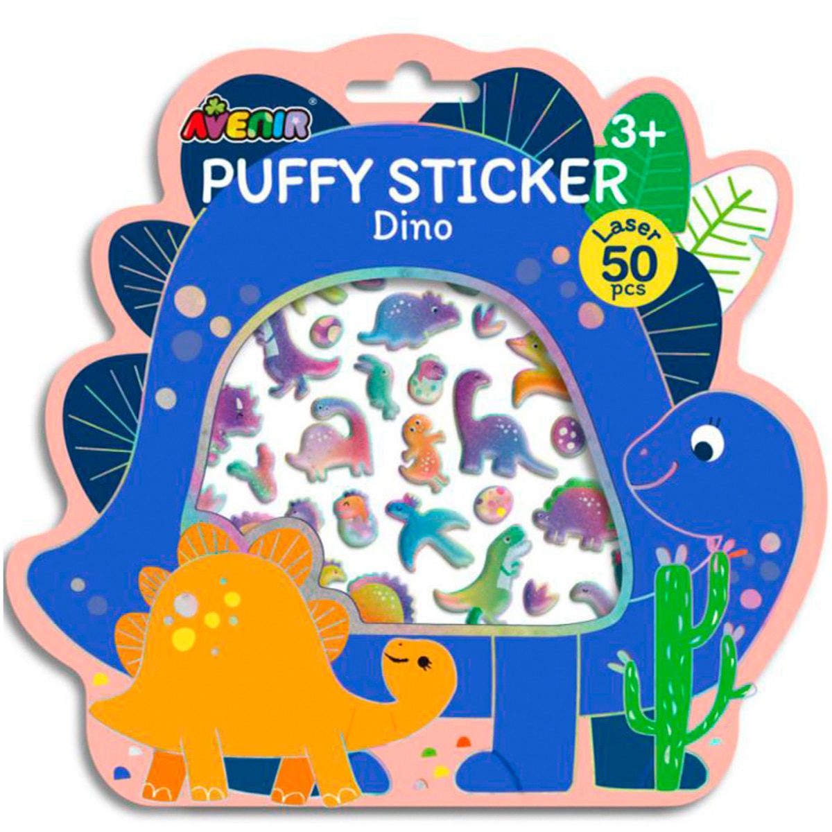 Imagem 0 de Autocolantes Almofadado Dinosauros 3D Avenir Multicolor