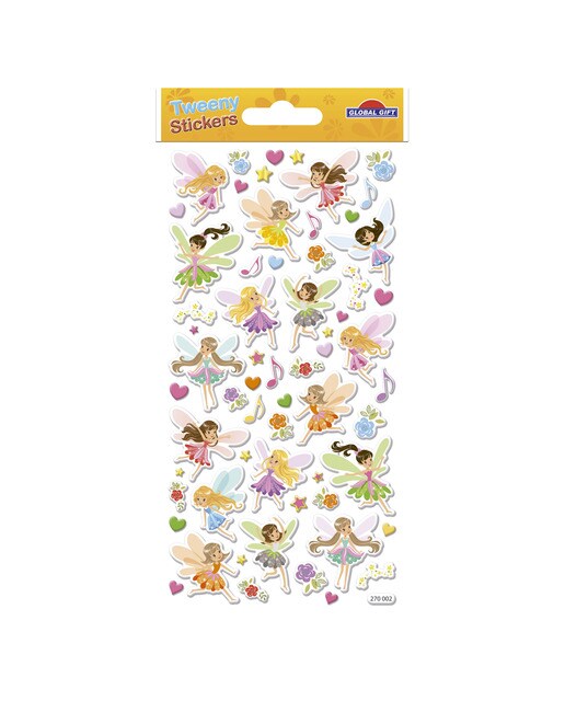 Autocolantes tweeny foamy fairies Global Gift multicolor Multicolor-2