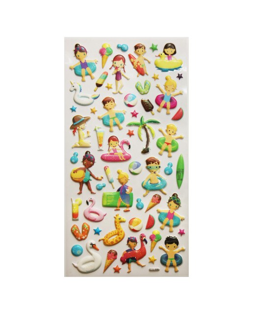 Autocolantes tweeny foamy bathers Global Gift multicolor Multicolor-3