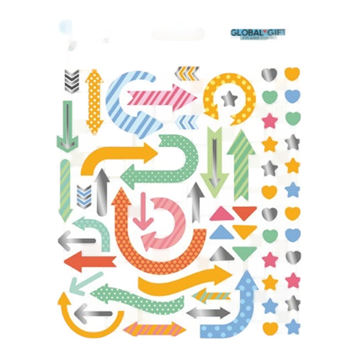 Imagem 0 de Autocolantes Classy Setas Global Gift - Amarelo