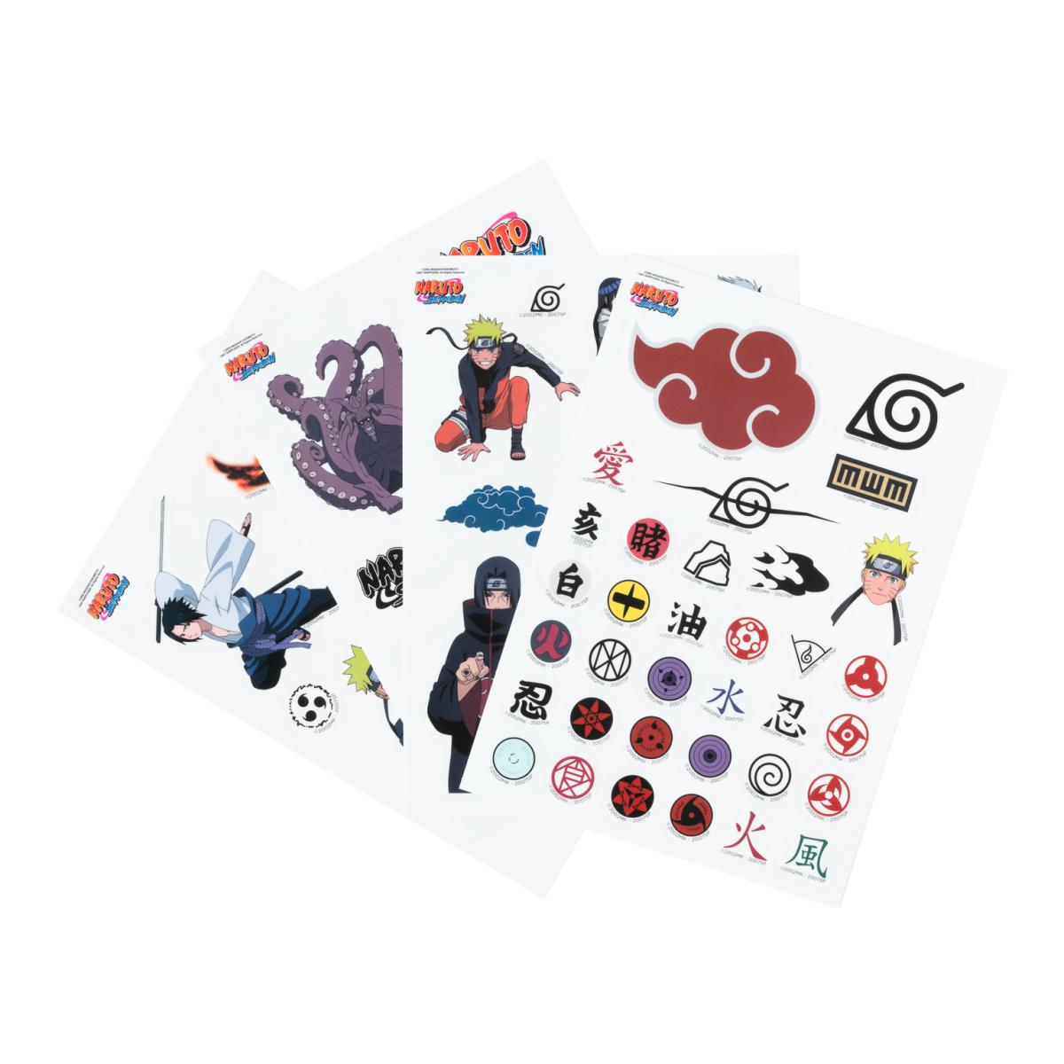 Imagem 0 de Autocolantes Reutilizaveis Naruto Shippuden Erik - Vermelho