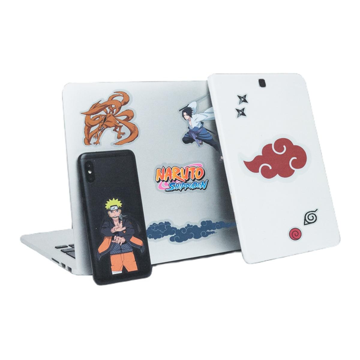 Pegatinas reutilizables Naruto shippuden Erik rojo Rojo / Negro-3