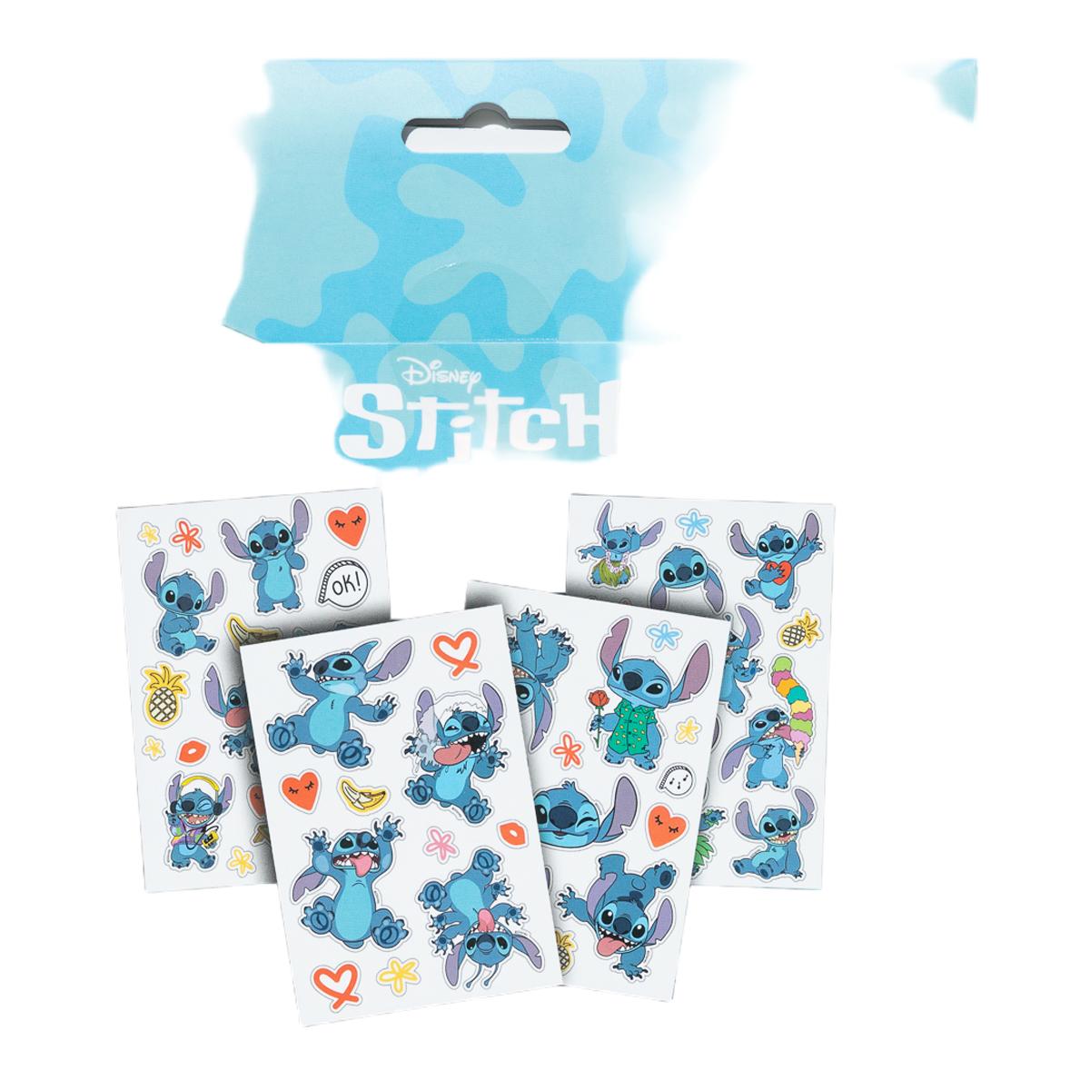 Pegatinas reutilizables Disney Stitch Erik azul Azul / Amarillo-3