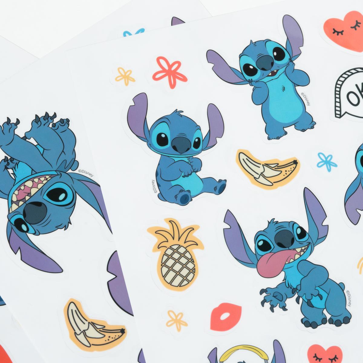 Pegatinas reutilizables Disney Stitch Erik azul Azul / Amarillo-4