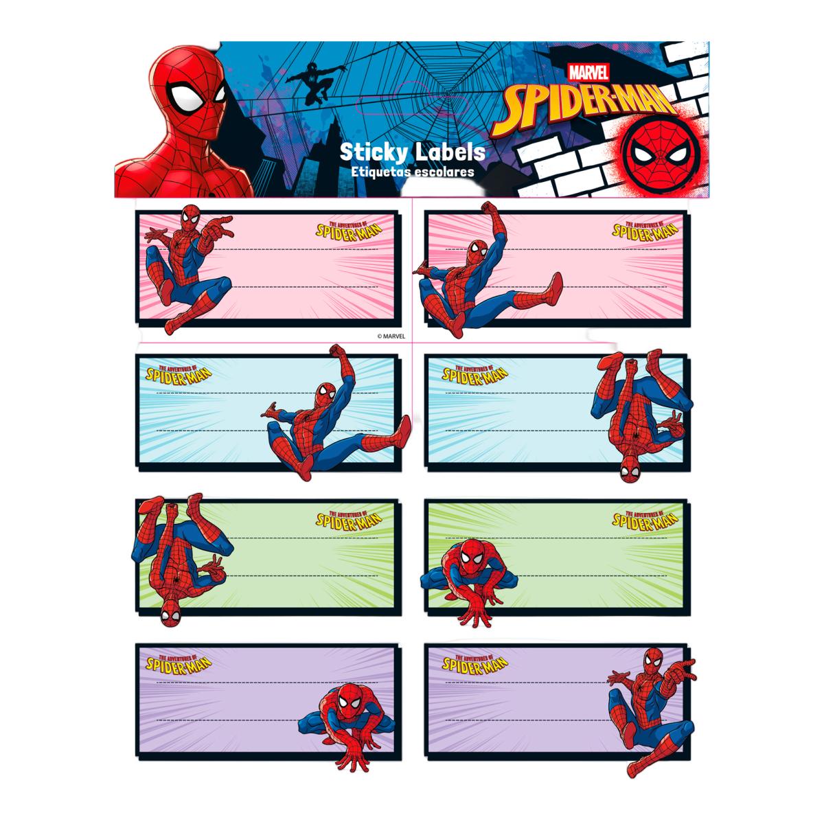 Imagem 0 de Etiquetas Autocolantes Marvel Spiderman Erik - Vermelho