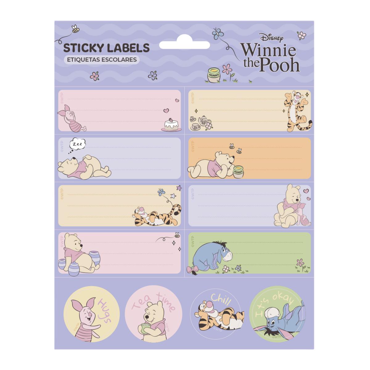 Imagem 0 de Etiquetas Autocolantes Disney Winnie The Pooh Erik - Roxo
