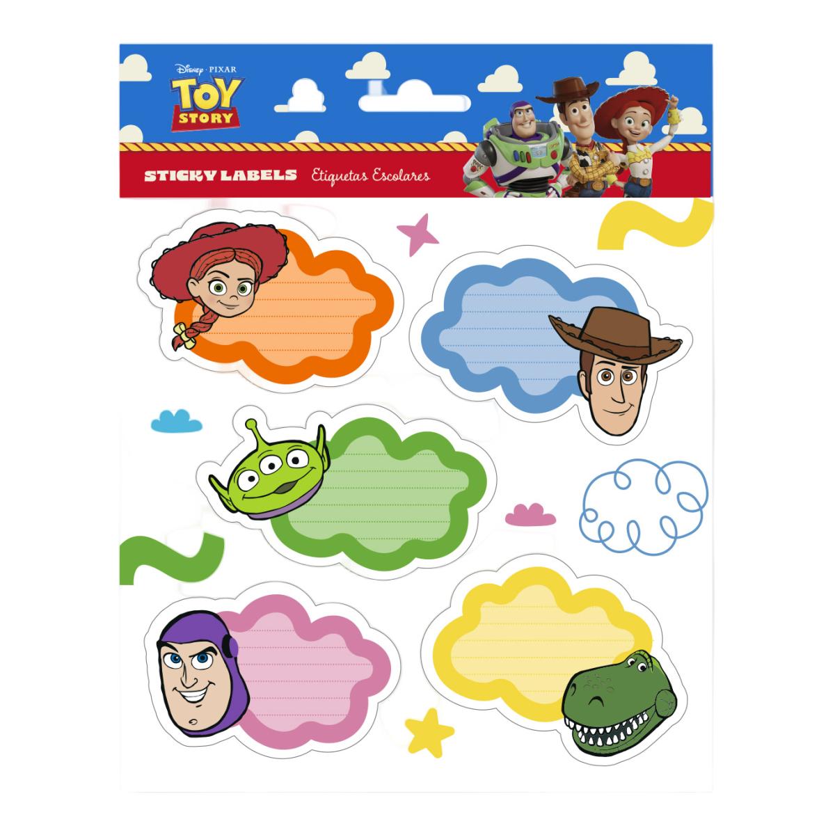 Imagen 0 de Etiquetas adhesivas premium Disney Pixar Toy Story Erik azul