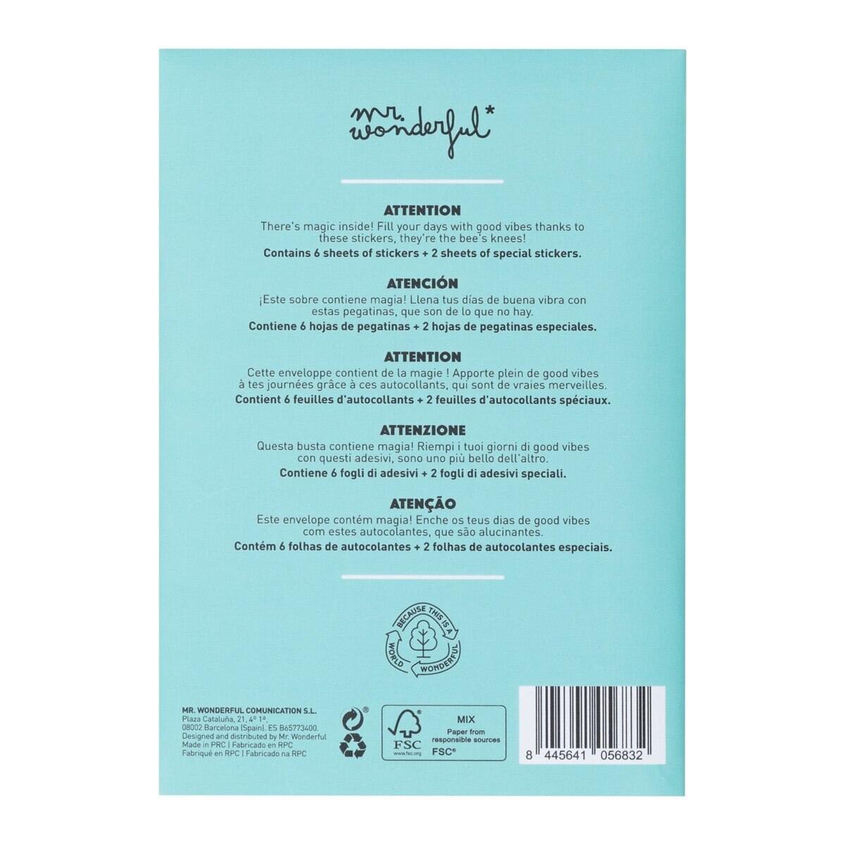 Pegatinas Mr Wonderful: para adornar todo lo que puedas imaginar 2