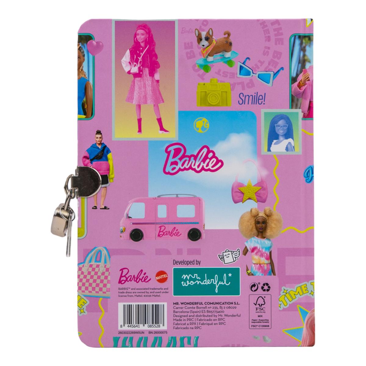 Imagen 2 de Diario secreto Mr Wonderful de Barbie Multicolor