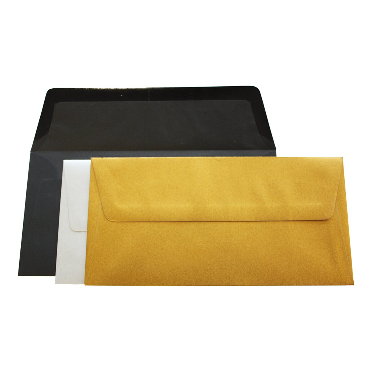 Envelope DL americano Rossler dourado 2