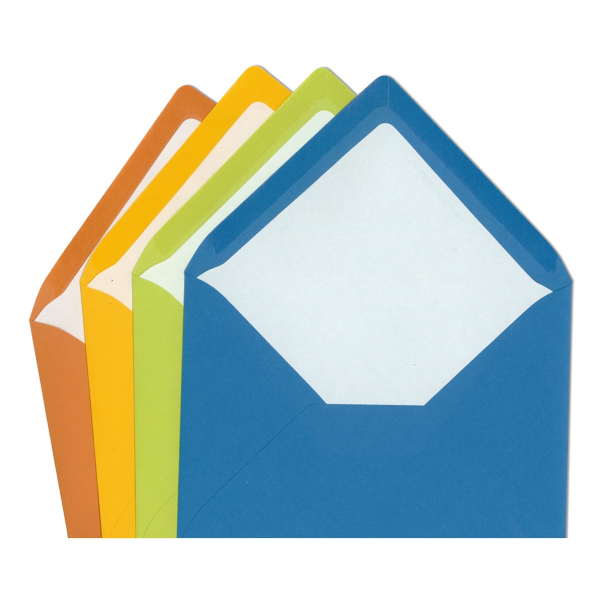 Pack 5 unids. Envelope C7 com interior forrado laranja Rossler 2